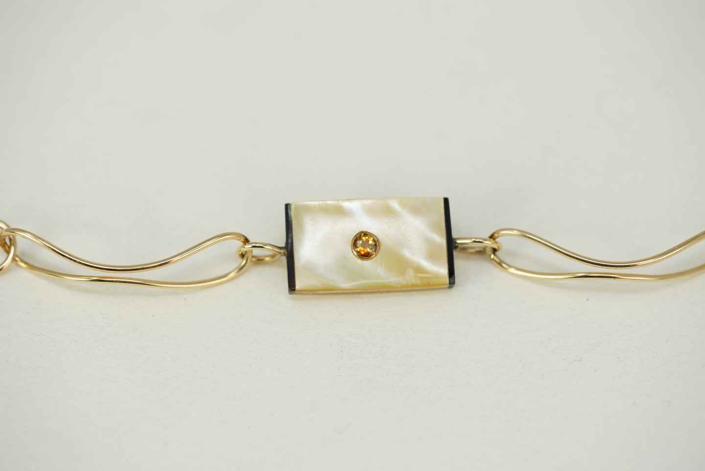 Gold Lipped shell Bracelet