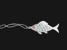 Load image into Gallery viewer, Rhodochrosite Fish Lariat
